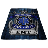 Christmas Special - EMT - Feel Safe at Night, Sleep with an EMT Throw Blanket