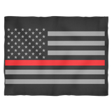 Thin Red Line American Flag Blankets - Small, Medium and Large