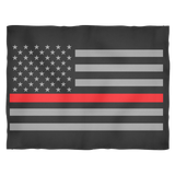 Thin Red Line American Flag Blankets