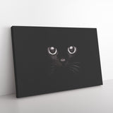 Black Cat canvas wallart