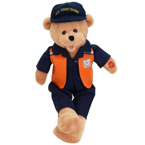 American Heroes Coast Guard Bear Sings: "Semper Paratus"