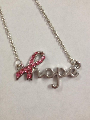 Hope Breast Cancer Awareness Necklace