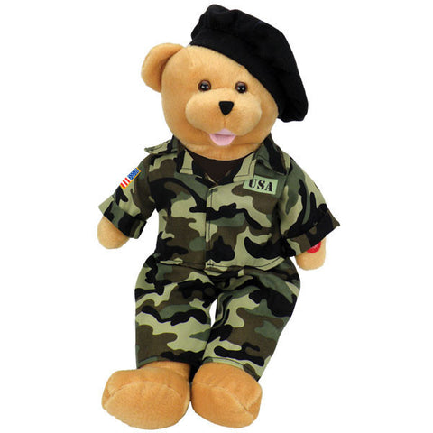 United States Army bear - Sings “The Army Goes Rolling Along”.℗