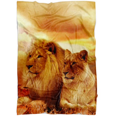 Lion Blanket / Lion Throw Blanket / Lion Fleece Blanket / Lion Adult Blanket / Lion Kid Blanket