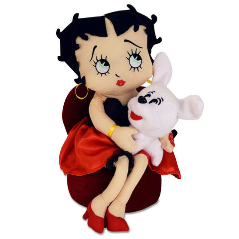 13" Betty Boop™ & Pudgy. Betty sings, "I Wanna Be Loved By You"