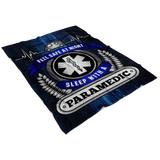 Christmas Special - Paramedic - Feel Safe At Night, Sleep With A Paramedic Throw Blanket