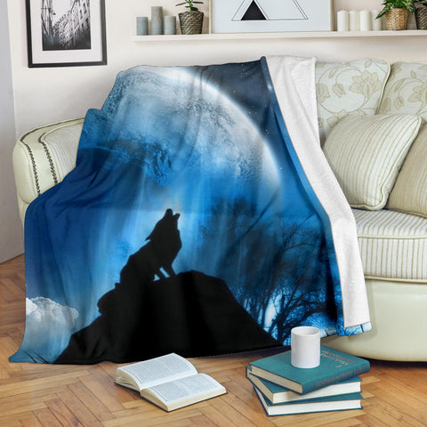 wolf- blanket