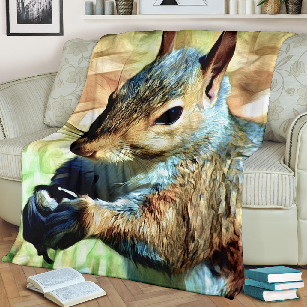 Squirrel discount throw blanket