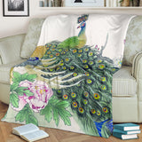 peacock- blanket