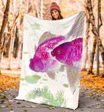 purple fish- blanket