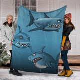 sharks- blanket
