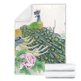 peacock- blanket