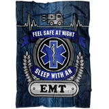 Christmas Special - EMT - Feel Safe at Night, Sleep with an EMT Throw Blanket