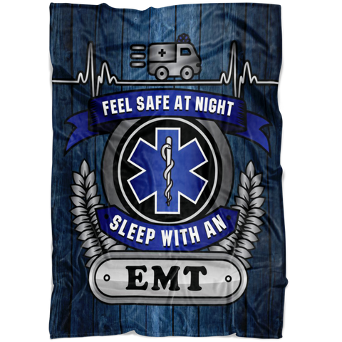 Christmas Special - EMT - Feel Safe at Night, Sleep with an EMT Throw Blanket