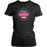 Hope Love Pray - Cancer Shirt