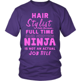 Hairstylist Ninja Statement Shirts