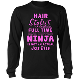Hairstylist Ninja Statement Shirts