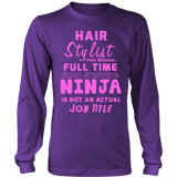 Hairstylist Ninja Statement Shirts
