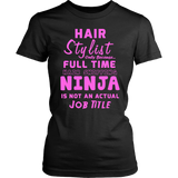 Hairstylist Ninja Statement Shirts