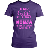 Hairstylist Ninja Statement Shirts