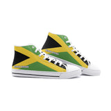 Kemar Brown High Top Canvas Shoes