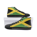 Kemar Brown High Top Canvas Shoes