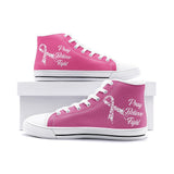 Breast Cancer High Top Shoes regular