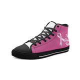 Breast Cancer High Top Shoes regular