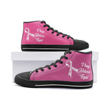 Breast Cancer High Top Shoes regular