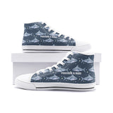 POSEIDON & BABU High Top Canvas Shoes