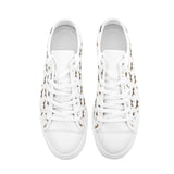 Beagle Dog Custom Low Top Canvas Shoes Regular