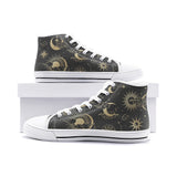 Sun Moon Bohemian high Top Shoes Regular