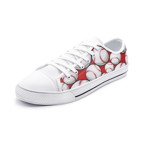 Baseball Low Top Canvas Shoes regular
