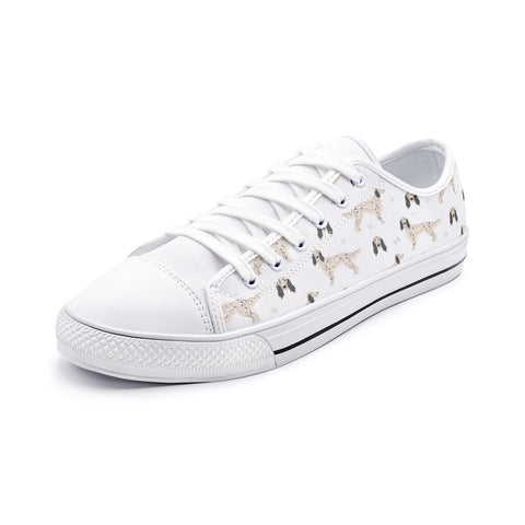 English Setter Low Top Canvas Shoes Regular