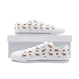 Shetland Sheepdog Low Top Canvas Shoes