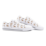 Shetland Sheepdog Low Top Canvas Shoes