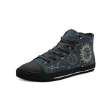 Sun Moon High Top Canvas Shoes regular