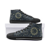 Sun Moon High Top Canvas Shoes regular