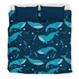 Whales bedding set regular