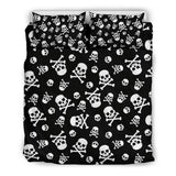 skulls bedding set regular