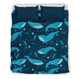 Whales bedding set regular