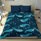 Whales bedding set regular