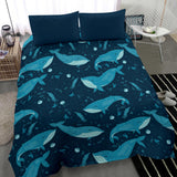 Whales bedding set regular