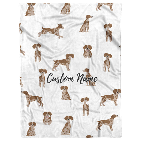 Brittany spaneil blanket