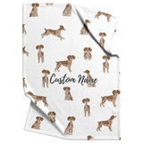Brittany spaneil blanket