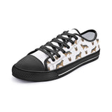 German Shepherd Long-Haired Low Top Canvas Shoes Regular