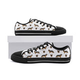 German Shepherd Long-Haired Low Top Canvas Shoes Regular