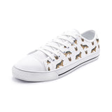 German Shepherd Long-Haired Low Top Canvas Shoes Regular