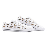 German Shepherd Long-Haired Low Top Canvas Shoes Regular