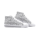 Music Notes High Top Shoes Regular